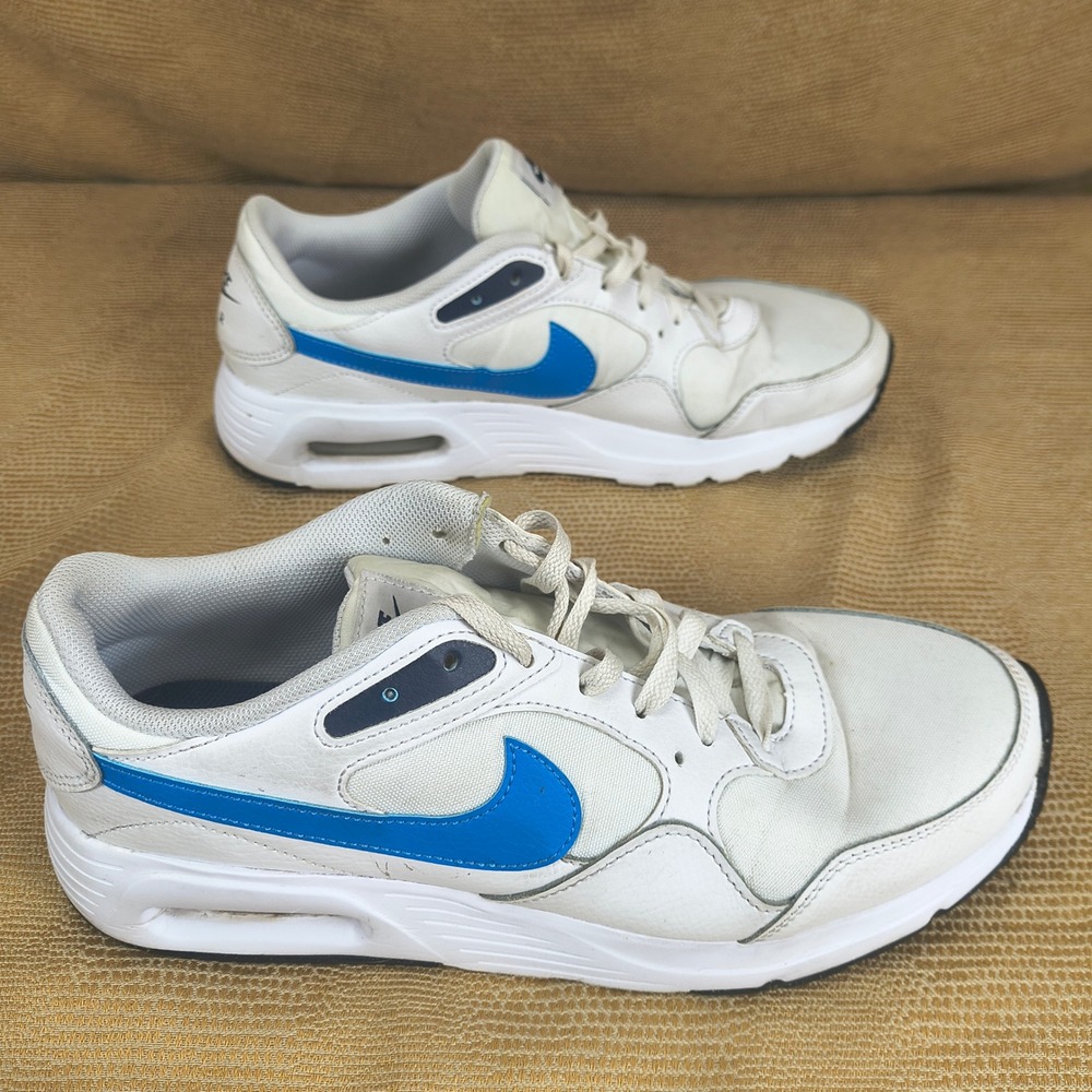 Nike Air Max SC Mens 10.5 White Blue Running Shoes CW4555-113 Sneakers - Picture 6 of 15
